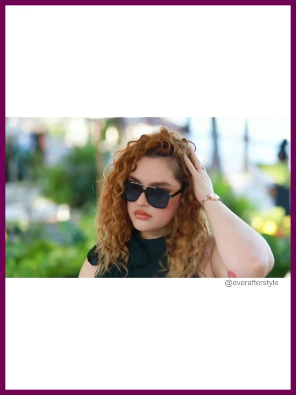 Oversized Retro Square Aviator Sunglasses UV400 Protection Unisex